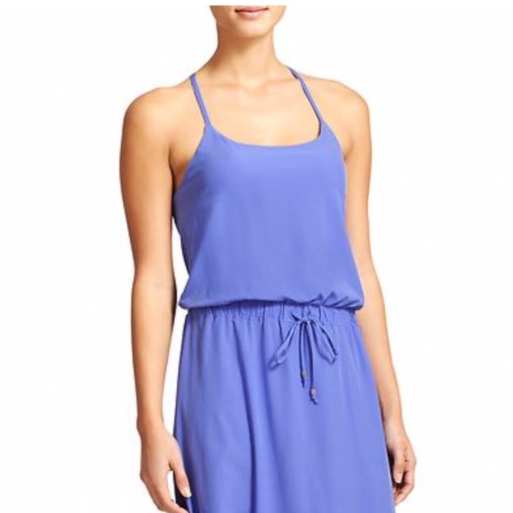 Athleta Black High-Low Maxi Dress with Strappy Back - Picture 4 of 4